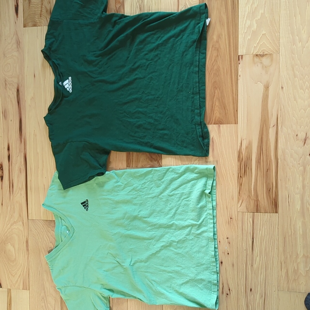 2 Adidas t-shirts